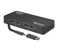Plugable Technologies 4K DisplayPort and HDMI Dual Monitor Adapter for