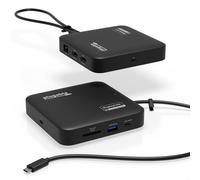 Plugable Technologies 7-in-1 USB C Docking Station Dual Monitor - Dual