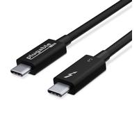 Plugable Technologies Thunderbolt 3 Cable TBT3-40G80CM - 40Gbps, 100W (20V 5A), 0.8 m