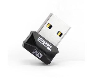 Plugable Technologies USB 2.0 Wireless N 802.11n 150 Mbps Nano WiFi Network Adapter (Realtek RTL8188EUS Chipset) Driverless Plug and Play for Windows