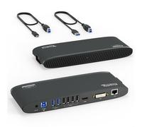 Plugable Technologies USB 3.0 Universal Laptop Docking Station for Windows an...
