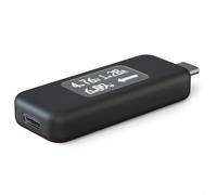 Plugable Technologies USB C Power Meter Tester for Monitoring USB-C Co