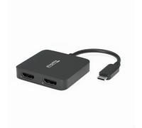 Plugable Technologies USB C to HDMI Adapter for Dual Monitors 4K 60Hz.