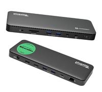 Plugable Thunderbolt 4 Dock, 100W Charging (96W Certified), Dual HDMI Docking Station for Windows and Mac, Single 8K or Dual 4K 60Hz, 40Gbps, 13 Ports with Ethernet, SD/microSD (TBT4-UD5)