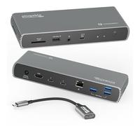 Plugable Technologies Thunderbolt 4 Dock with 100W Charging, Thunderbo
