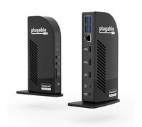 Plugable Technologies USB-C Triple Monitor Docking Station, 100W, Wind