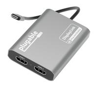 PLUGABLE TECHNOLOGIES USBC-6950M Portable USB-C to Dual 4K DisplayLink