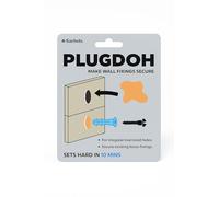 Plugdoh Wall Plug Repair Filler - Fix Loose Wall Plugs & Oversized Holes - Anchor Repair Compound for Wall Fixings - Heavy Duty Wall Anchor Grip - 4 x 5g Sachets