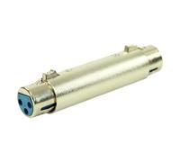 Plugger Adapter XLR Female 3B/Female 3B Black