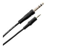 Plugger Câble Mini Jack Mâle/Mâle Stéréo 6 m Black