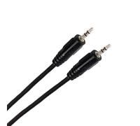 Plugger Cable Mini Jack Stereo Male/Male 1.5 m Black