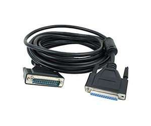 Plugger, ILDA Laser Sub-D 25 Male to D-Sub 25 Female Clamping Screw Cable Length 15m Laser Show Laser Projector Plugger Cables Adopted by Audio Professionals.