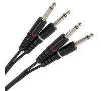 Plugger Male Jack/Male Mono 1.5 m Audio Cable, Black