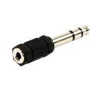 Plugger, Simple 3.5mm Stereo Mini Jack Female to 6.35mm Stereo Jack Male Adapter. Range of cables and adapters Easy adopted for years by audio professionals.