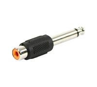 Plugger Mono Jack Male/RCA Female adapter black