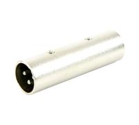 Plugger XLR Adapter Male/Male Black