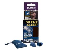 Pluggerz Premium Silent Sleep Earplugs with Travel Case Hypoallergenic Ear Plugs for Side Sleepers, Noise Reduction 27dB, Reusable Comfortable Hearing Protection for Sleeping, Flights, Travel