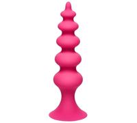 Plugs Bunny Silicone Ripple Suction Butt Plug - 4.5 Inch