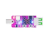 Plugs & Play Type C Electric Current Detectors LCD Screen PD3.1 Fast Charges Analyzers For Power Packs Efficiency Analysis USB C Voltage Switching