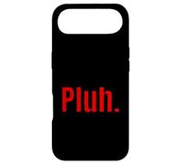 Pluh. Retro 80s Minimal Slang Expression Meaning Design Case for iPhone Air