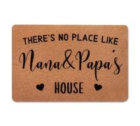 PLUJOYS Grandma Nana Gifts,Nana Gifts for Grandma,Grandma Birthday Gifts,Gifts for Grandparents,Nana Papa Gifts,Gigi Gifts for Grandma Grandpa from Granddaughter Grandson Grankids,Doormats Home Decor