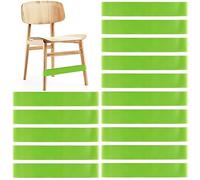 PLULON 15 Pack Chair Bands for Kids with Fidgety Feet Chair Stretch Foot Band Fidget Bands Flexible Seating For Classroom Elementary Chairs Desks - Green