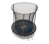 Plum 6ft/8ft/10ft Garden Trampoline with Safety Enclosure Net & Ladder | No exposed springs - net seals off the frame • EN71 Safety certified • Galvanised rust-free steel • 2 Year Warranty
