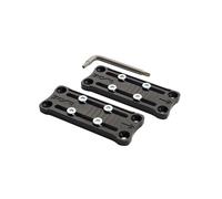 Plum - Adjustable base for fastening- PLUM - Socle arrière réglable 40mm - Black Black one size