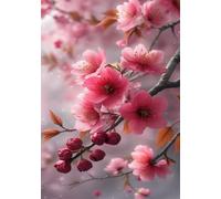 Plum Blossom 520 Piece Jigsaw Puzzles for Adults, Challenging and Brainteasing, Difficult Puzzles, Puzzle 520 Pieces