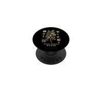 Plum Blossom Botanical Fruit Tree Vintage Graphic PopSockets Adhesive PopGrip