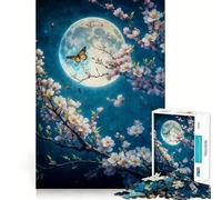 Plum Blossom Flower 1000 Piece Jigsaw Puzzles for Adults Mind Skill Toy Casual Relax Design Assembly Art Collection Piece (50x75cm)