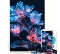 Plum Blossom Flower Adult Jigsaw Puzzle1000 Pieces Brain Teaser Mental Relax Pattern Assembly Santa Wish Item (38x52cm)