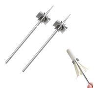 Plum Blossom Onion Cutter, Stainless Steel Scallion Cutter Multifunctional Onion Shredded Cutter Portable Vegetable Chopper Slicer Peeling for Chopping Onions (2pcs)