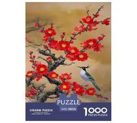 Plum Blossom Tree Jigsaw Puzzles for Adults Interesting Puzzles 1000 Pieces Impossible Puzzle Home Decoration Gifts 38x26cm/1000pcs