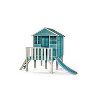 Plum Boat House Wooden Playhouse With Slide One Colour