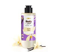 Plum "Bodylovin'" Vanilla Vibes Body Oil | For Instant Glowing Skin | Long Lasting Deep Moisurization | Nourishing & Body Polishing | Warm Vanilla Fragrance For Women | 200Ml (200 Ml, Pack Of 1)