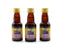 Plum Brandy Slivovits Style Flavour - 3x25ml Alcohol-Free Essence | Flavouring for Vodka, Spirits & Cocktails