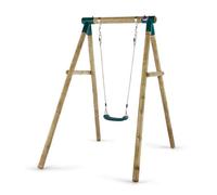 Plum Play Swing Set Baby Toddler w/Roundpole Frame & Adjustable Wood Bush Baby