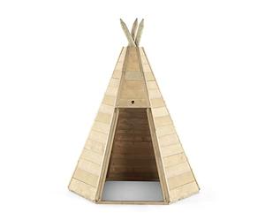 Plum Childrens Outdoor Wooden Teepee Playhouse Den Hideaway for active and imaginative play for kids 3 years plus
