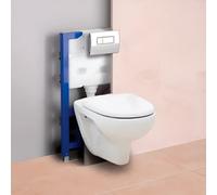 Plum&clay 820mm Toilet Frame & Concealed Cistern For Wall Hung Toilet Pans