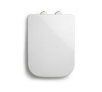 Plum&clay Aquarius Modern White Square Soft Close Toilet Seat