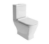 Plum&clay Aquarius Square Design Close Coupled Toilet With Soft Close Slim Seat