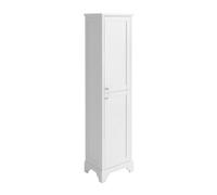 Plum&clay Belmont White Traditional Floor Standing Bathroom Tall Storage Unit