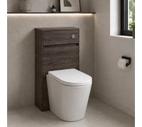 Plum&clay Borneo Dark Wood Back To Wall Toilet Wc Unit