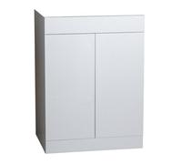 Plum&clay Denver Gloss White Floor Standing Double Bathroom Cabinet (W) 615mm