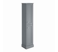 Plum&clay Fairmont Light Grey Traditional Floor Stadning Bathroom Tall Storage Unit