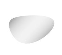 Plum&clay Iris Frameless Pebble Led Backlit Bathroom Mirror (H)68Cm (W)100Cm