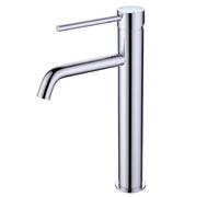 Plum&clay Levi Chrome Round Deck-Mounted Tall Basin Mono Mixer Tap