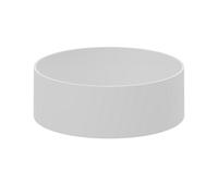 Plum&clay Mia Matt White Stone Round Counter Top Basin (W)356mm