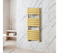 Plum&clay Ruby Gold Heated Towel Radiator Rail (H)1200mm (W)500mm